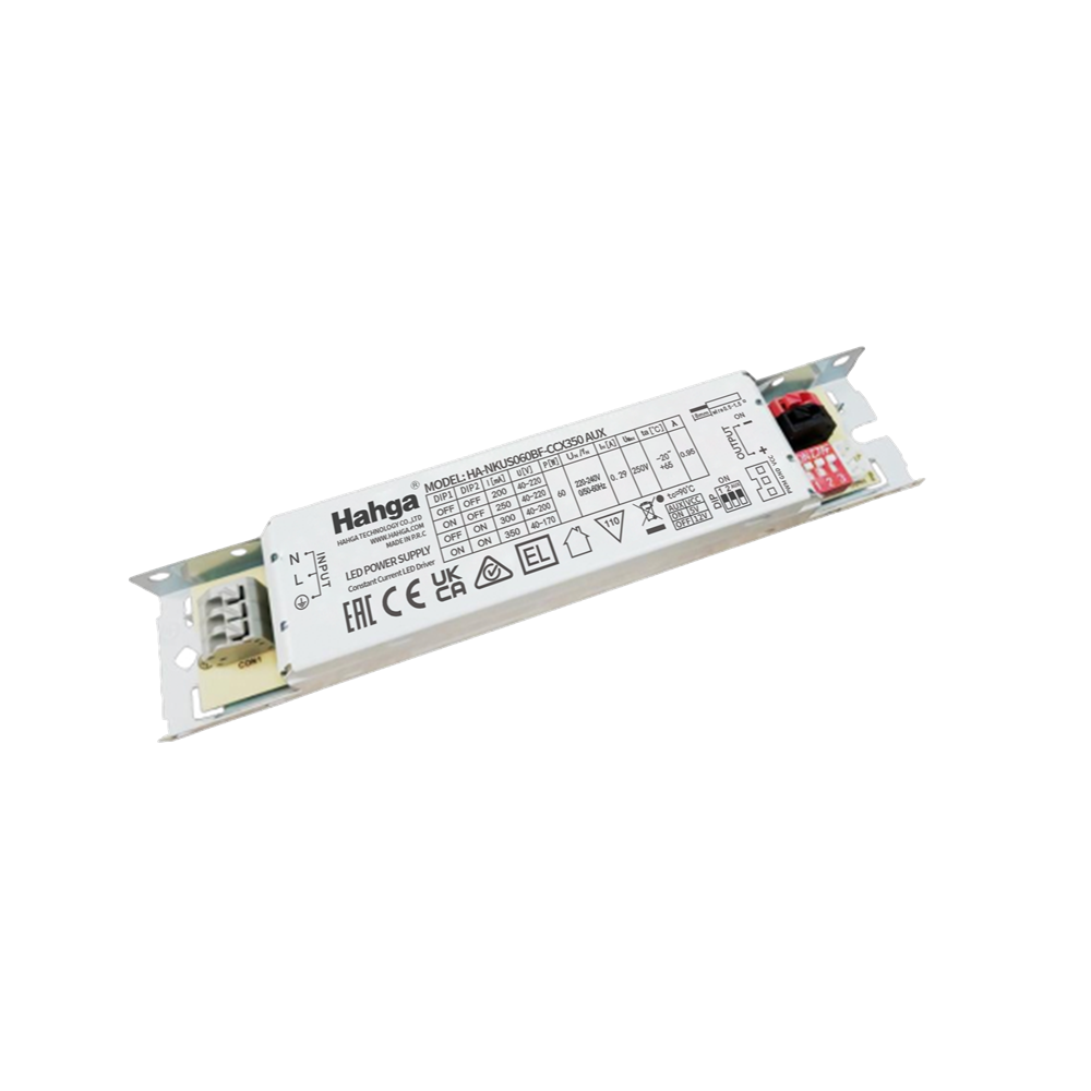 NKUS Series Slim CCT Aux IP20 CC DIP Switch 3W/~W/150W Flicker-Free LED Driver